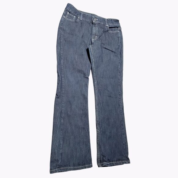 Riders By Lee Jeans Womens Size 35 Boot Cut High Rise Medium Wash Denim Pants - Picture 2 of 3